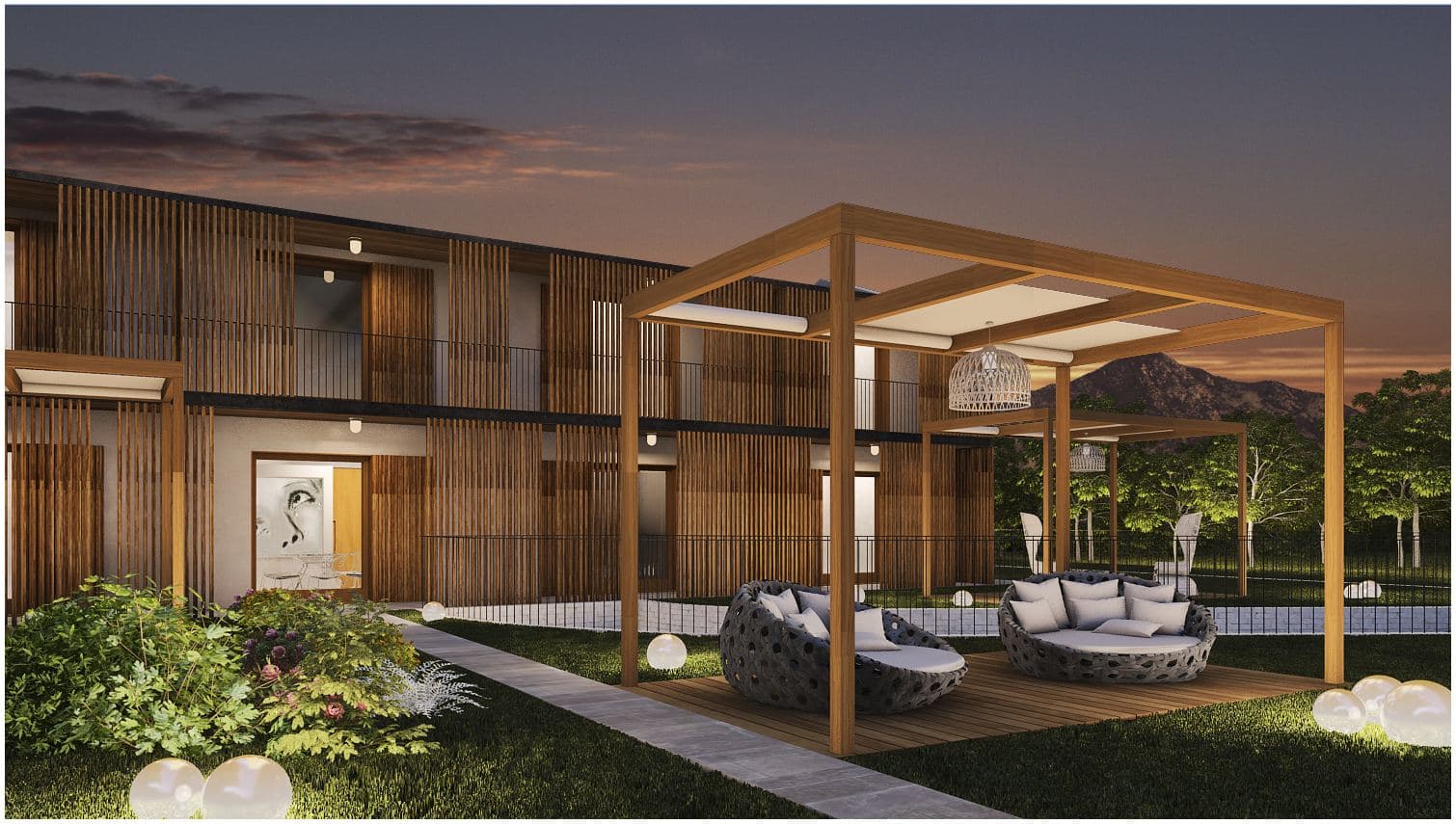 Home Sweet Home garden elevation